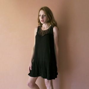 Free People Embroidered Boho Mini Dress